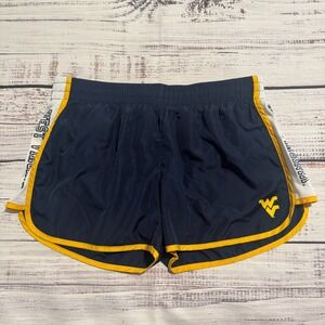 West Virginia Mountaineers Running Shorts by Colosseum 3" Inseam Women's Size XL